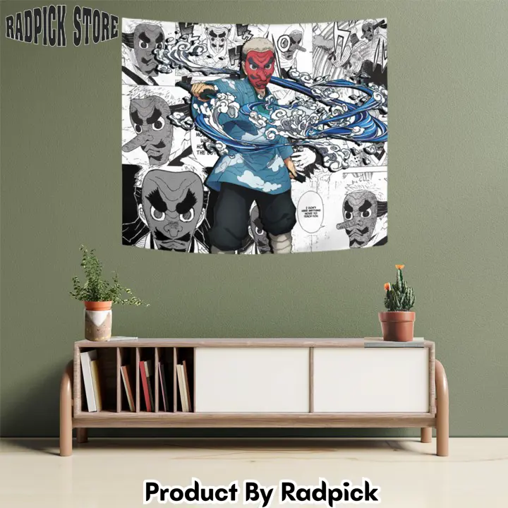 Sakonji urokodaki tapestry custom anime manga wall decor  rp5943793